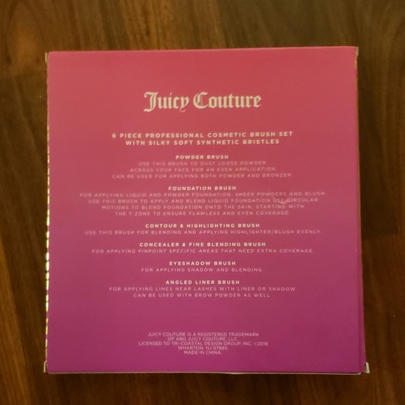 2/$40:   Juicy Couture 6pc set - Picture 2 of 2